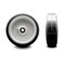 Service Caster SCC - 8" Rubber on Aluminum Wheel Only w/Ball Bearing-1/2" Bore-600 lbs Capacity SCC-RAB820 - alternate 2